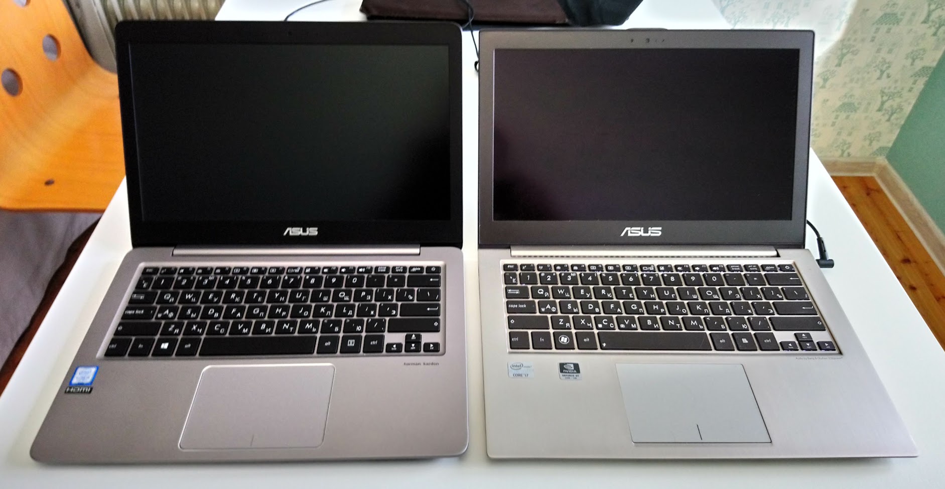 Two laptops